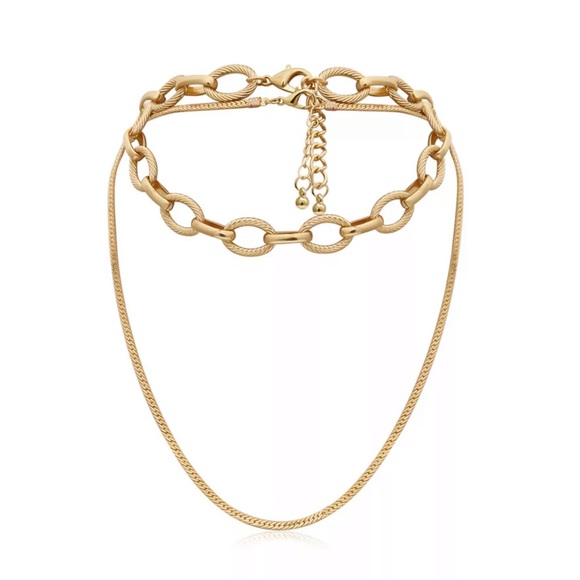 🔥NEW 18K Gold Choker Chain Necklace🔥 - Picture 3 of 6